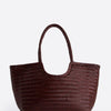 Bolso shopper maxi de piel trenzada - Romi XL