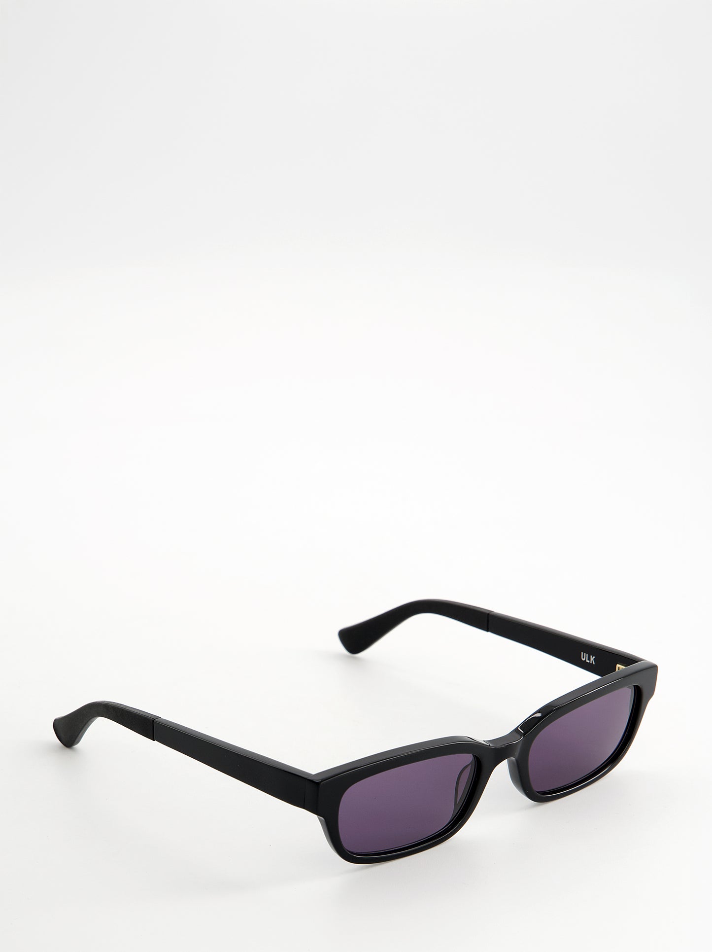 Gafas de sol rectangulares negras con lente violeta - Saint
