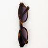 Gafas de sol ovaladas carey con lente lila - Newcom