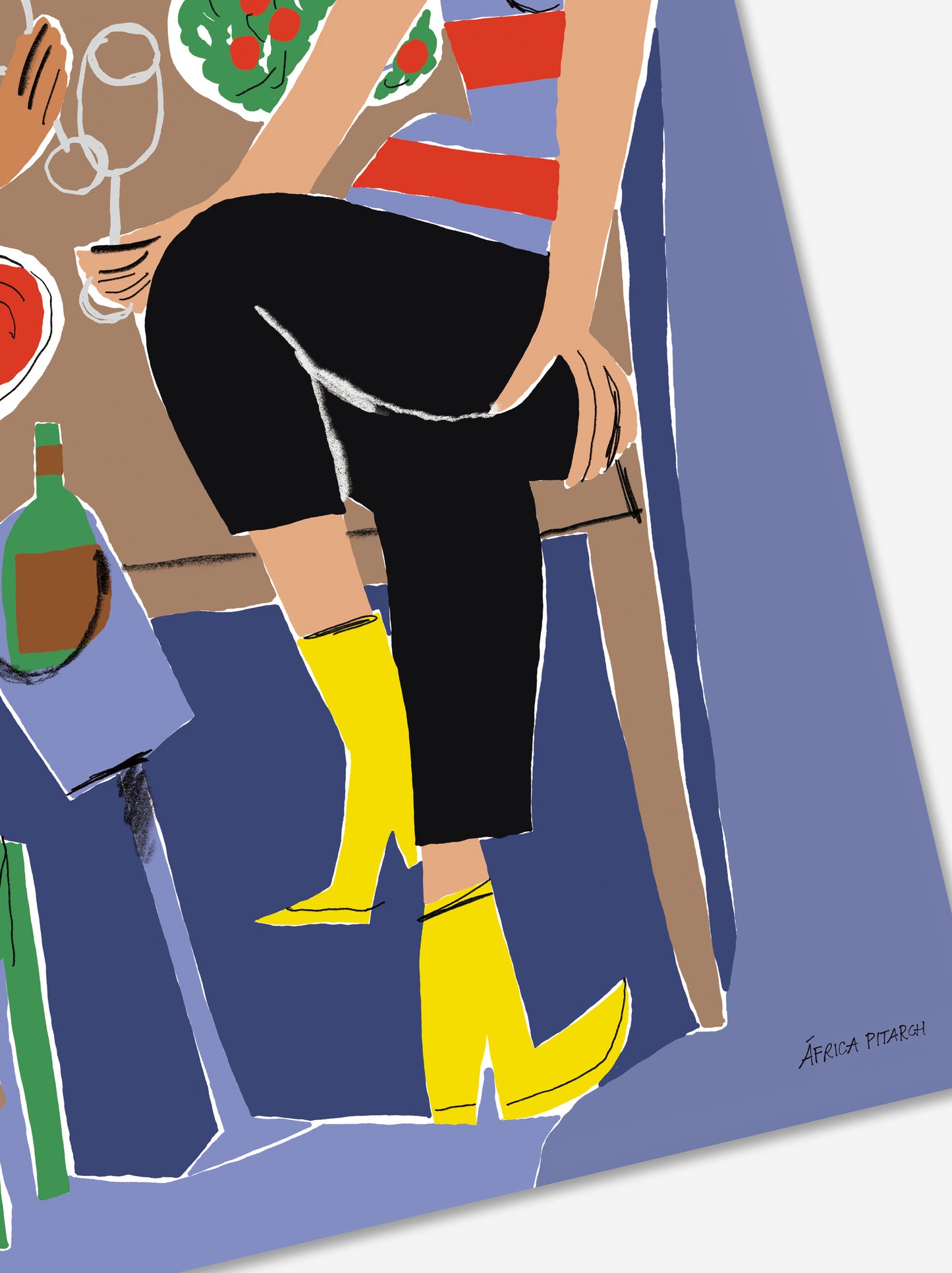 Friends Poster - Africa Pitarch x ULK Workshop