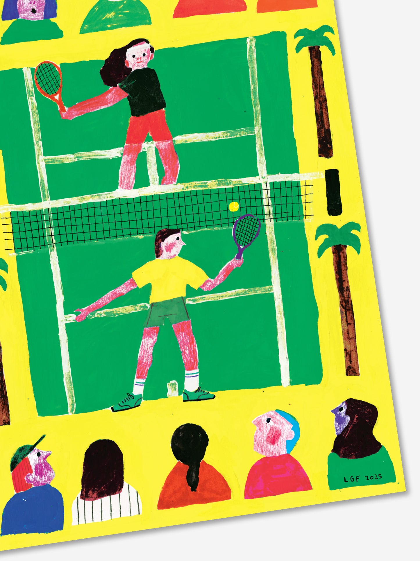 Tennis Poster - Luis Galbis x ULK Workshop