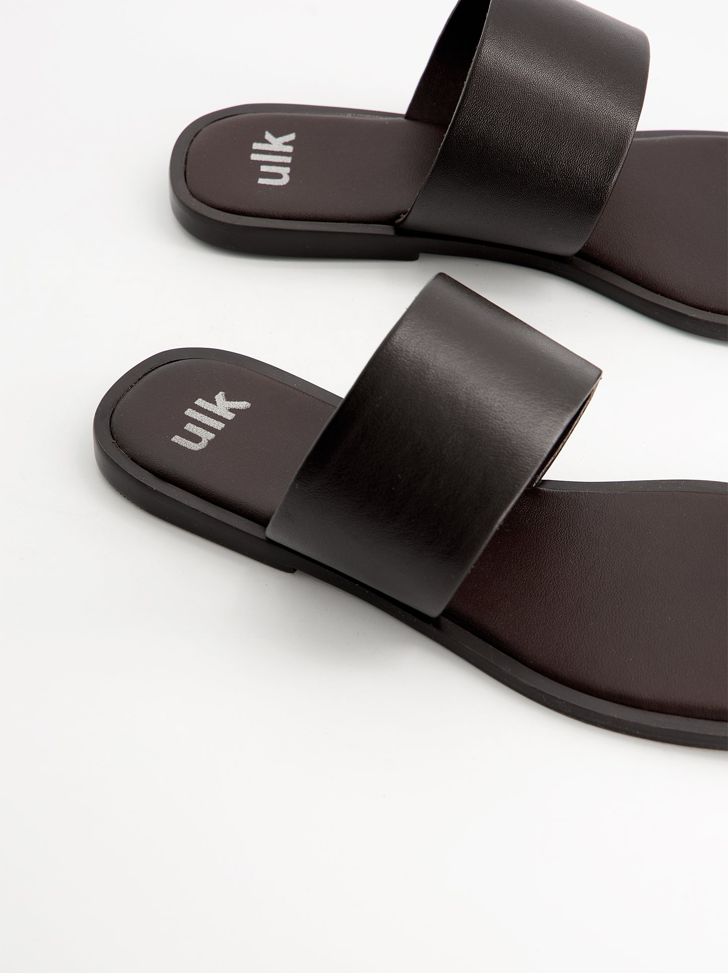 Sandalias planas de piel toe-ring - Fraser