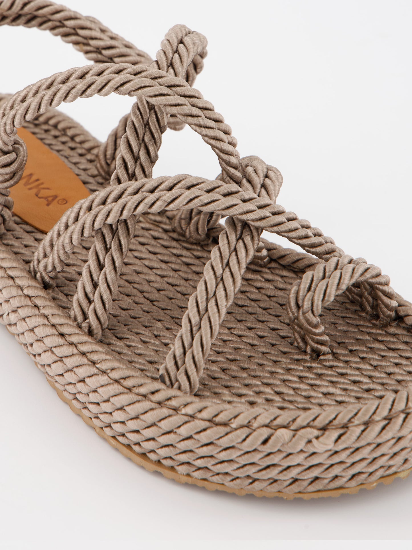 Sandalias planas de cuerdas Ulanka