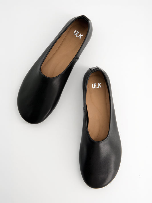 Luba Glove-Fit Leather Slipper Flats