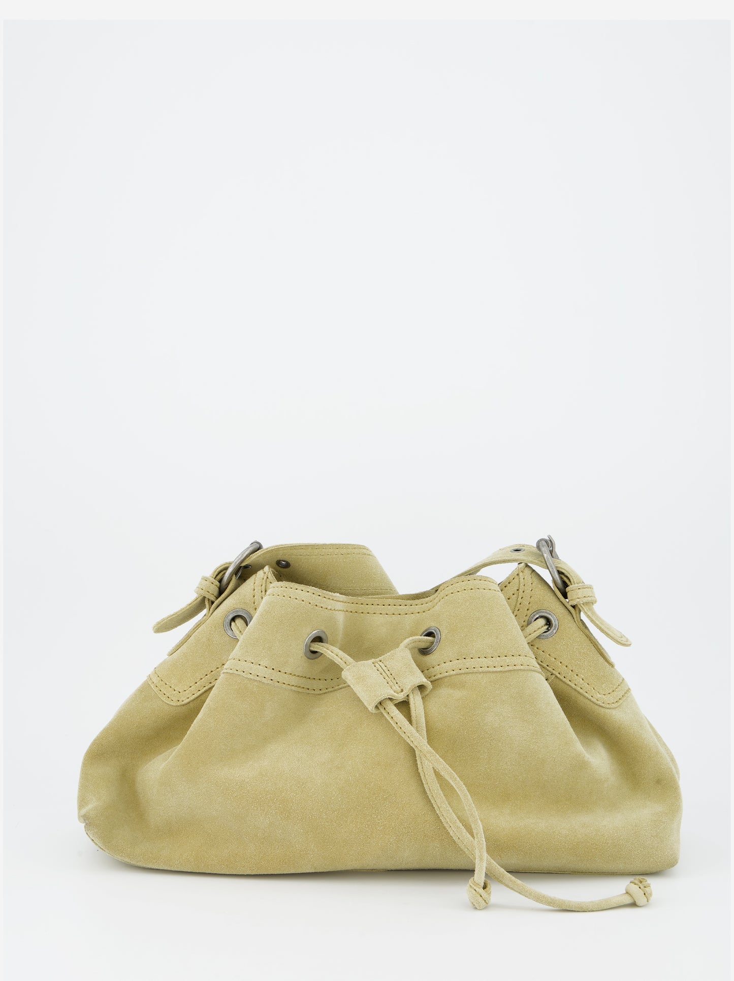Bolso bucket de piel amarillo - Pomelie