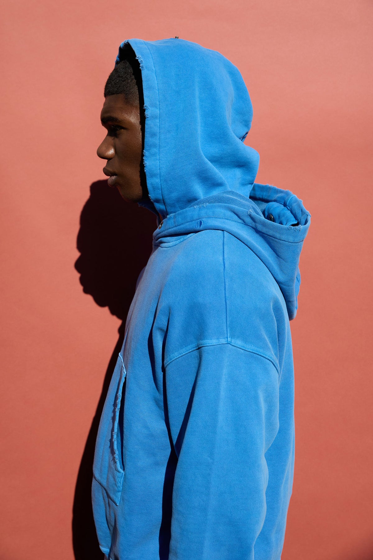 Sudadera de felpa con doble capucha 222