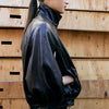 Chaleco efecto piel con pliegues - Noora
