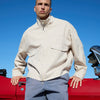 Sobrecamisa de cuadros con cremallera - Stuss