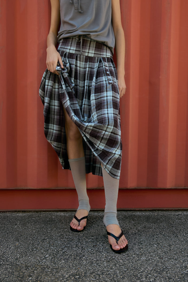 Falda tartán plisada Astra