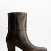 Leather ankle boots with heel - Oslo