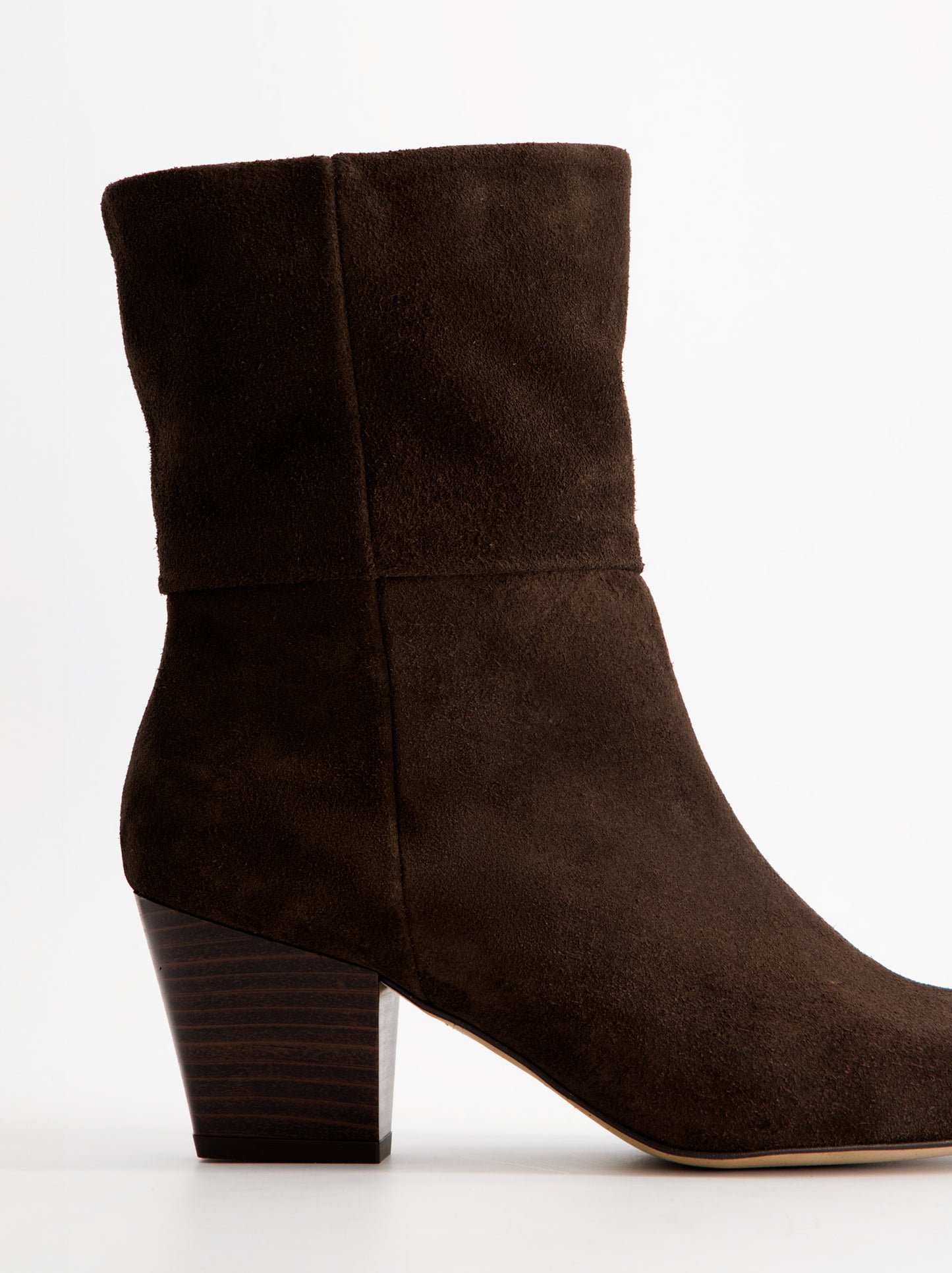 Botines de ante con tacón Oslo