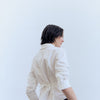 Camisa blanca con ajuste trasero - Mirae