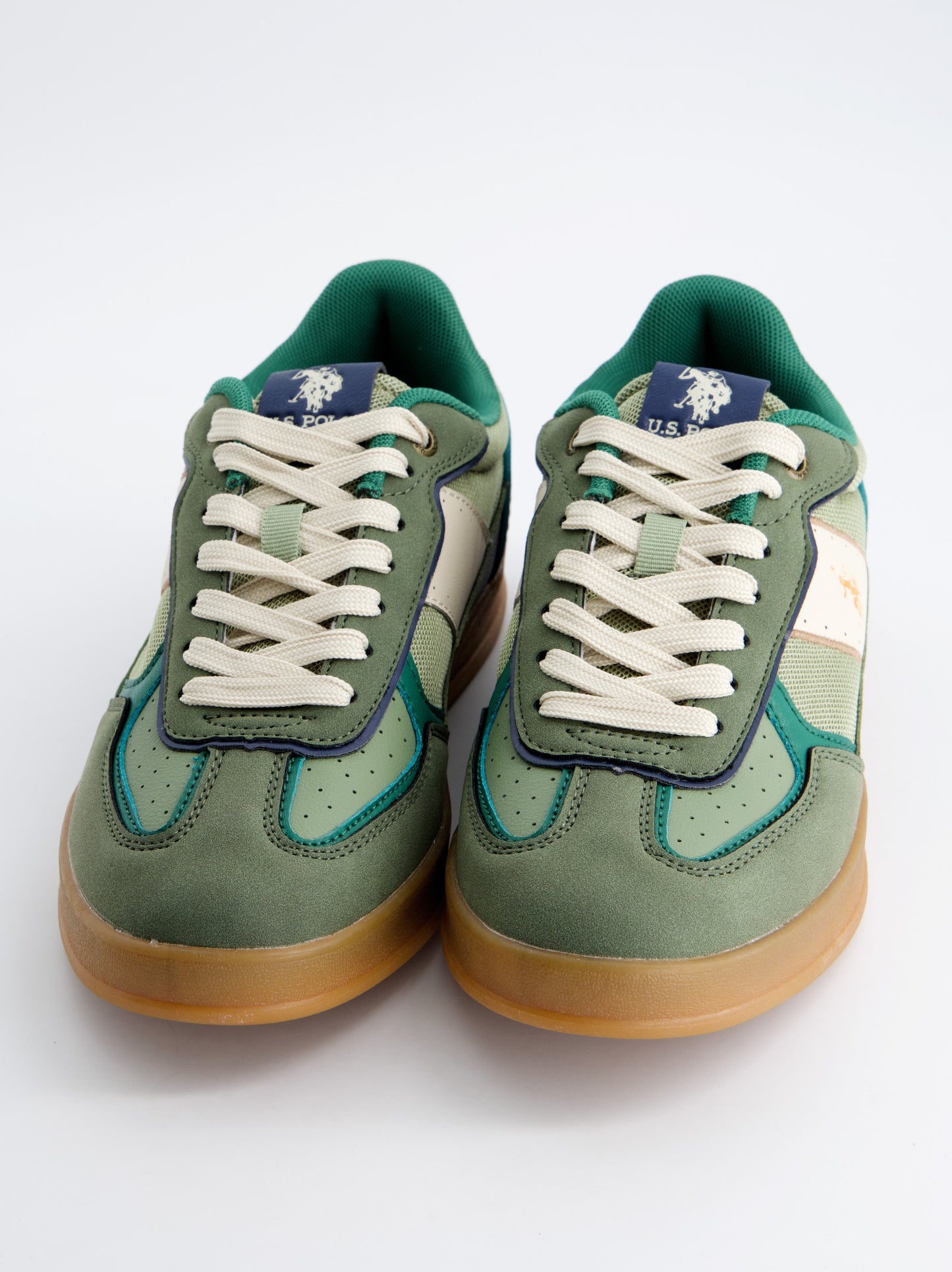 Zapatillas Polo Verdes Banda Lateral