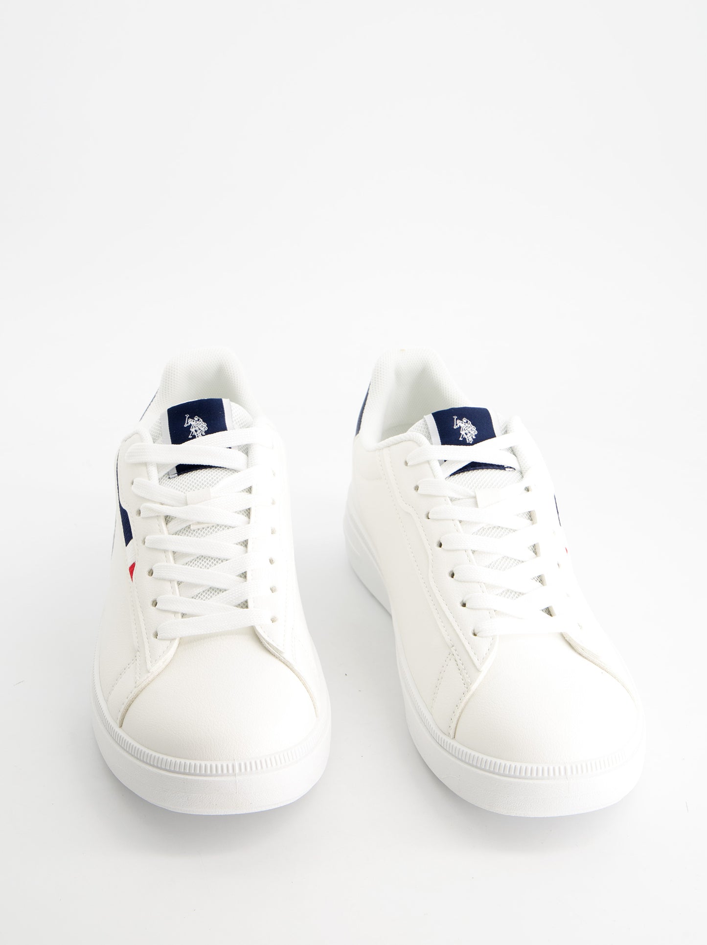 Zapatillas Polo Blancas Logo Lateral