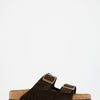 Sandalias bio de ante Birkenstock Arizona con plantilla blanda