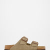 Sandalias bio de piel Birkenstock Arizona con plantilla blanda