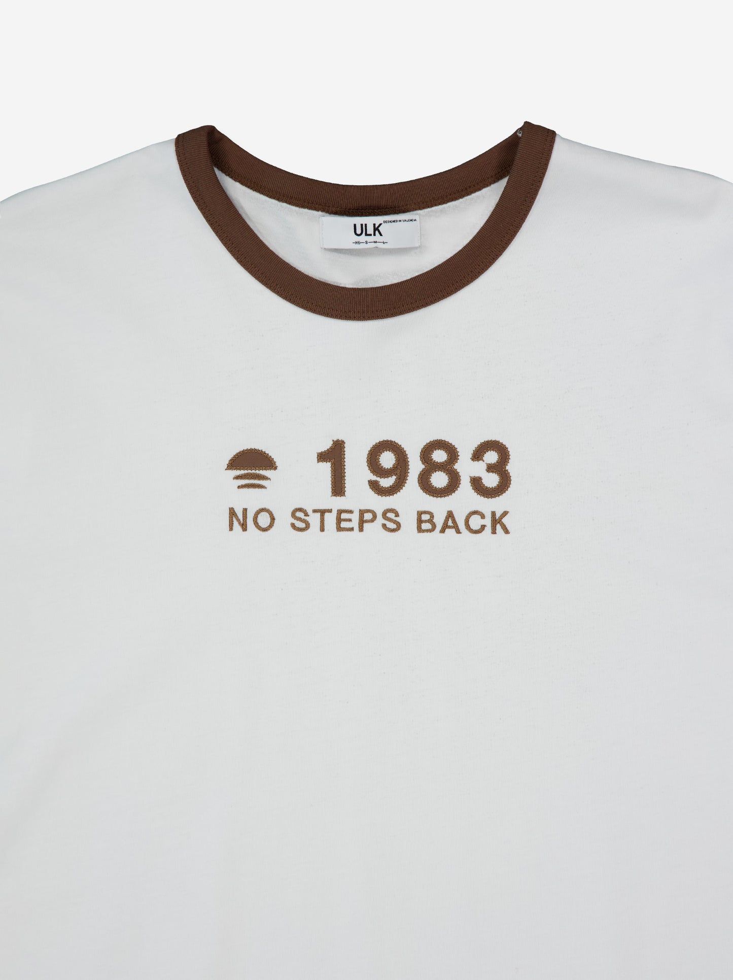 Camiseta blanca de manga corta boxy fit - Jane