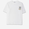 Camiseta blanca con print artístico - Hame