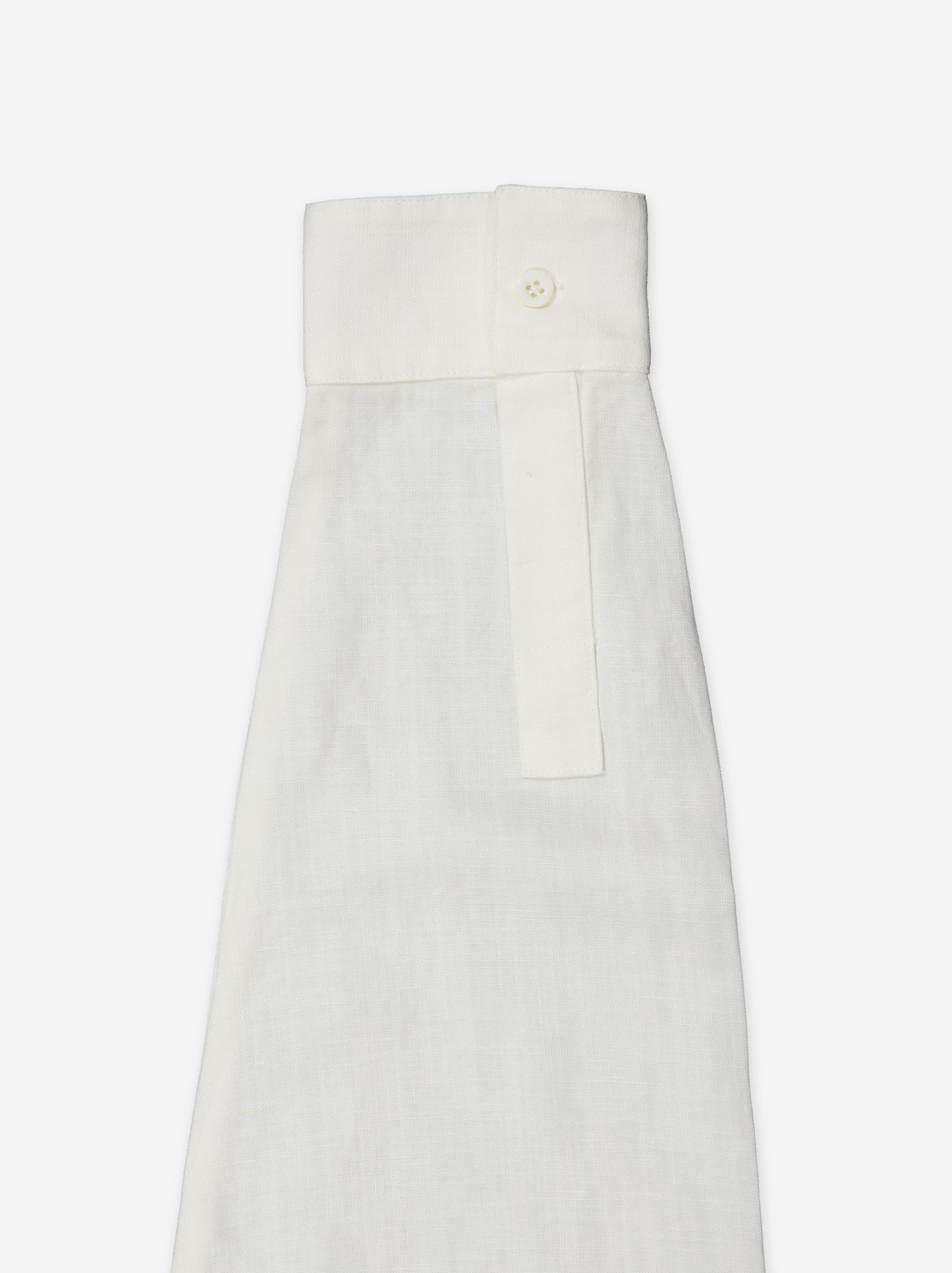 Camisa blanca de lino manga larga - Bambu