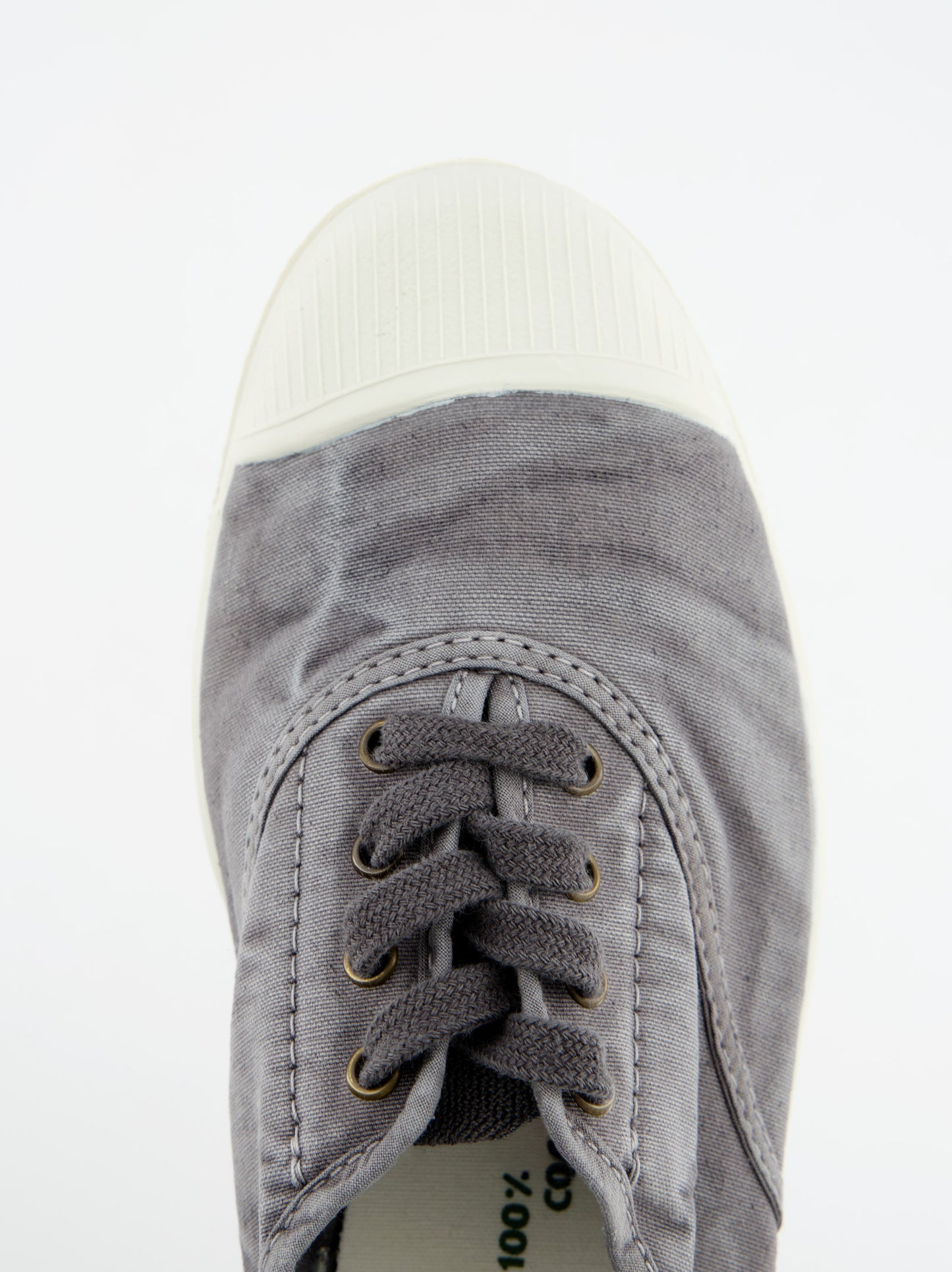 Zapatilla De Lona Gris Lavado - Natural Wold