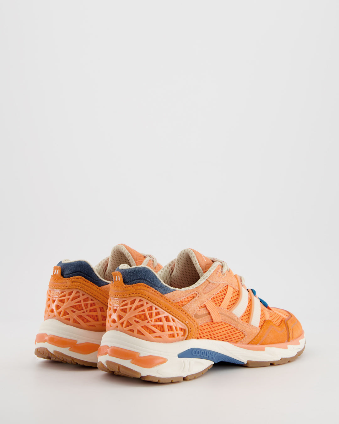 Coolway 2003 Orange Flash - Zapatillas deportivas de ante y malla