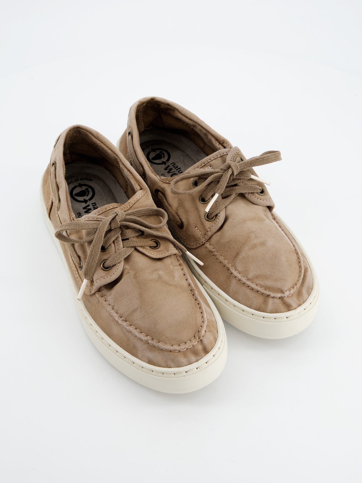 Zapatilla De Lona Beige Lavado - Natural World