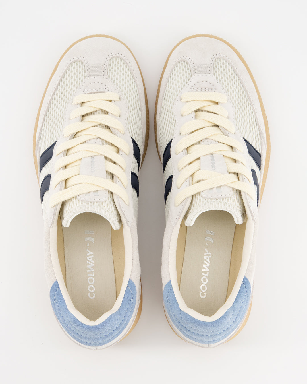 Coolway Baresi Icelink - Suede and Mesh Trainers – Ulanka