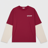 Coolway Red Double Sleeve - Double-sleeved T-shirt