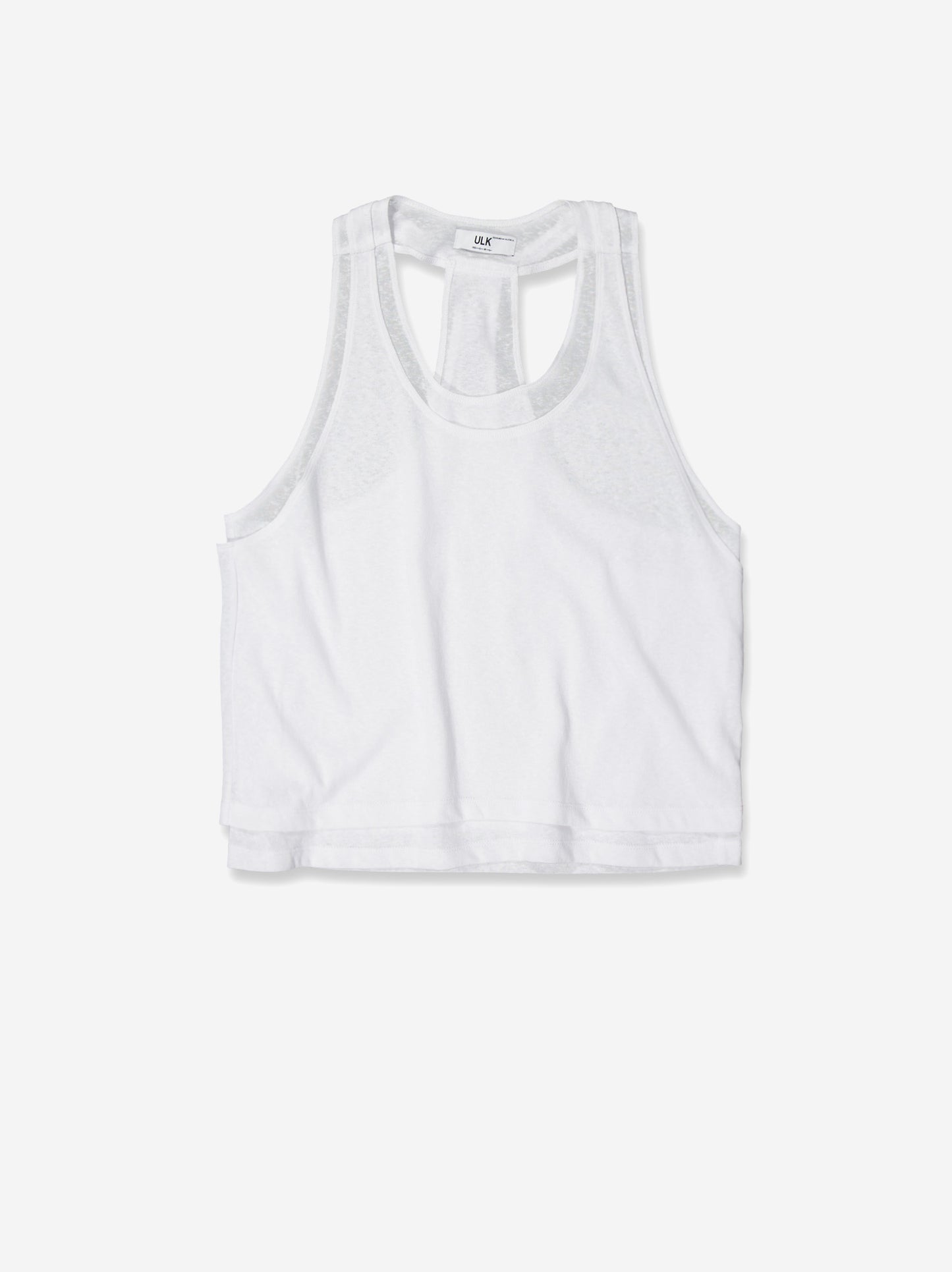 Top doble capa blanco ligero - Topo