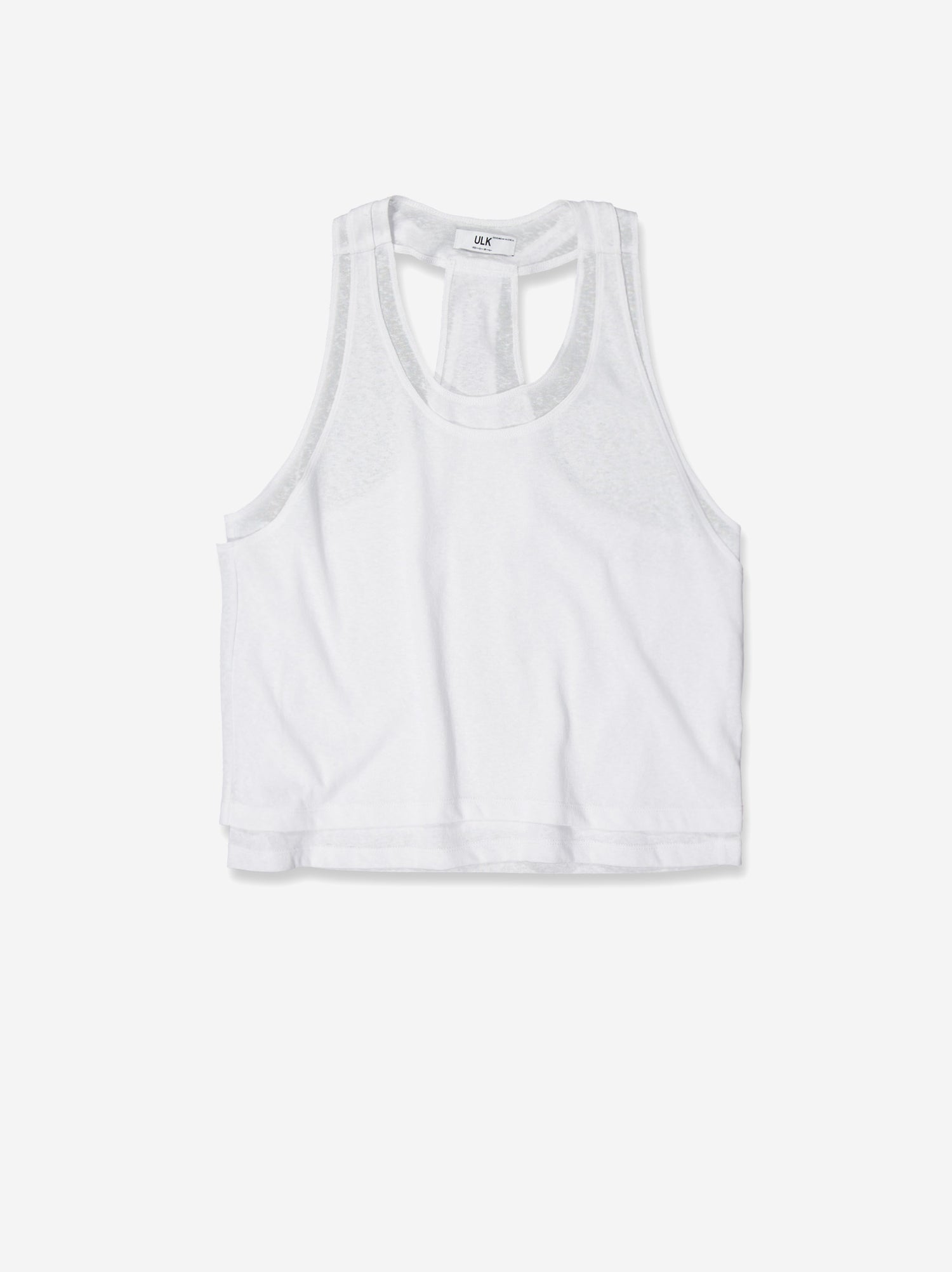 Top doble capa blanco ligero - Topo