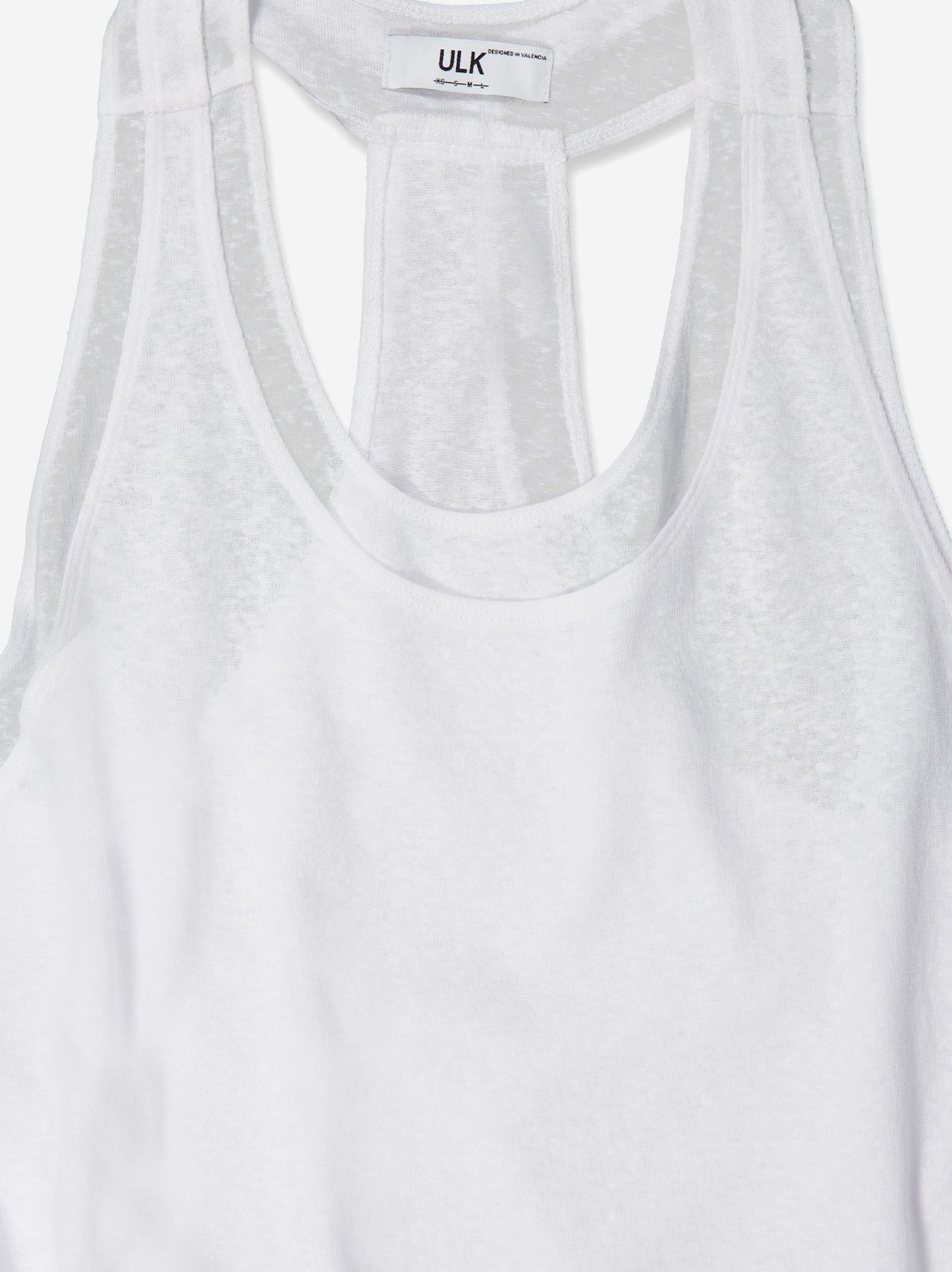 Top doble capa blanco ligero - Topo