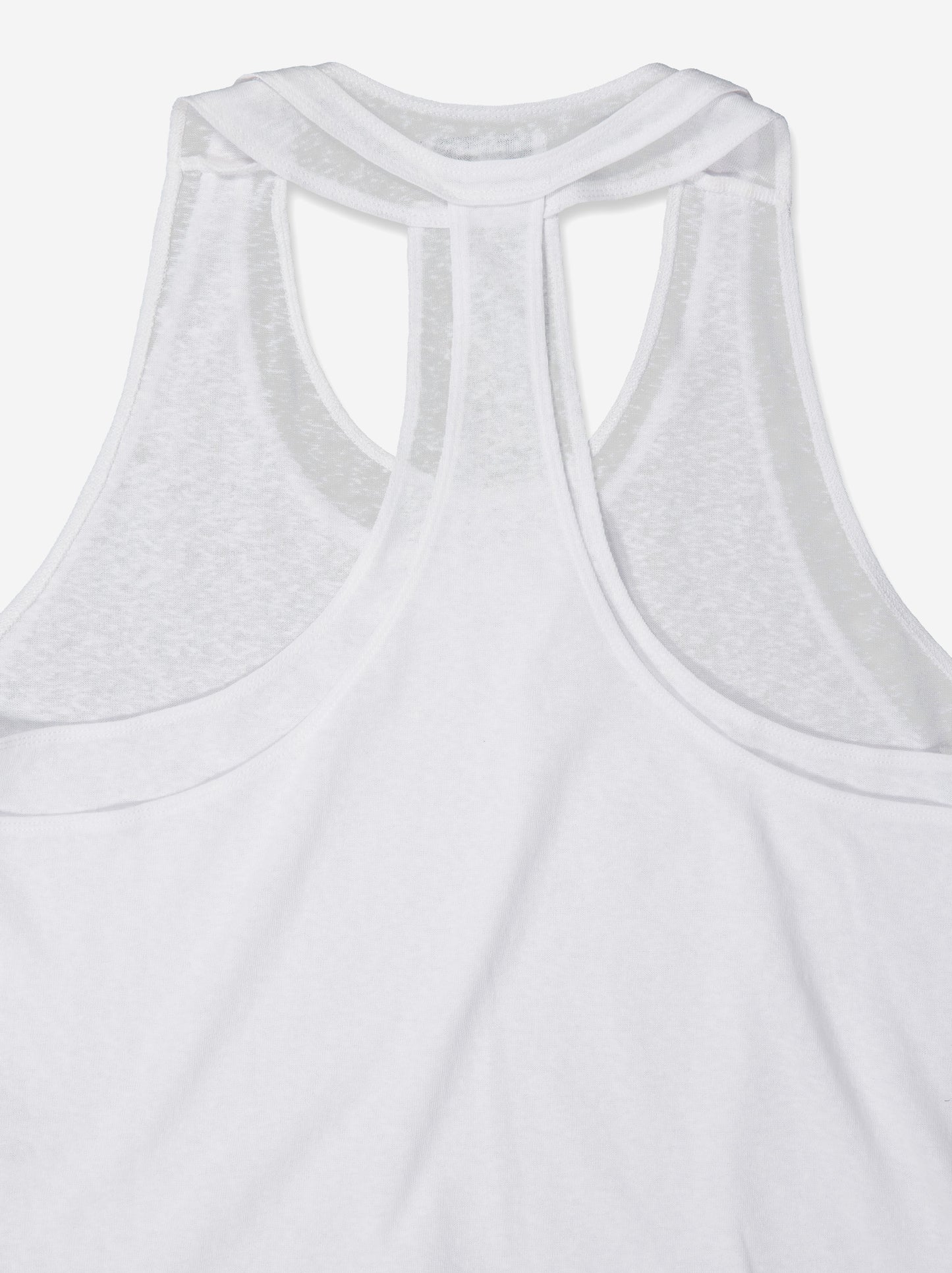 Top doble capa blanco ligero - Topo