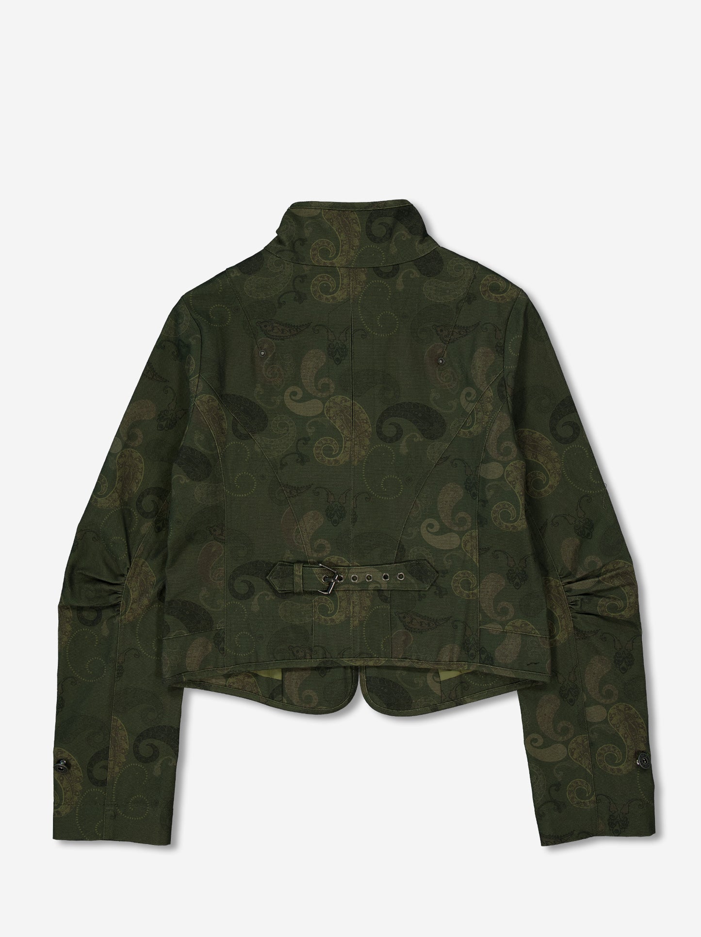 Chaqueta cachemira utilitaria con ajustes de hebilla - Luz