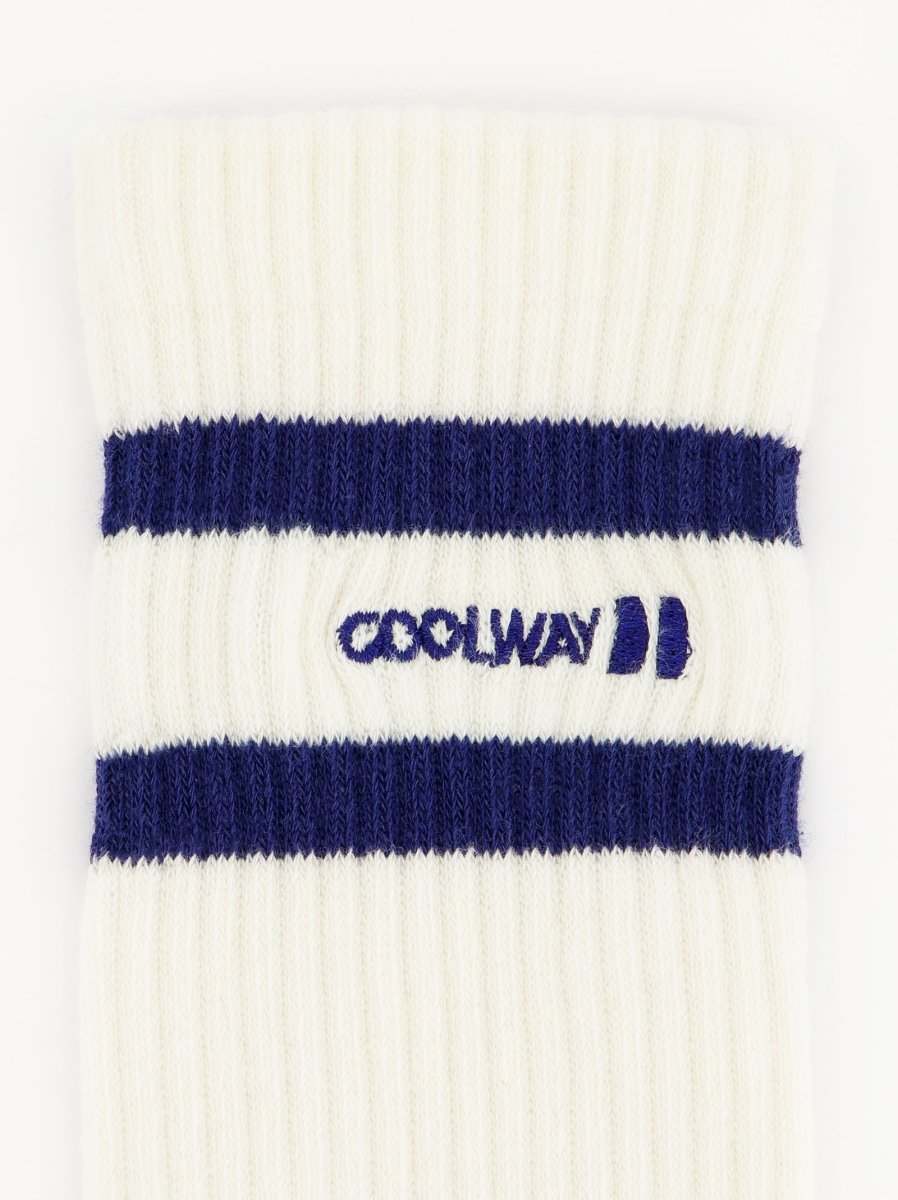 Coolway Court Blue Socks - Caldetines estilo deportivo en punto