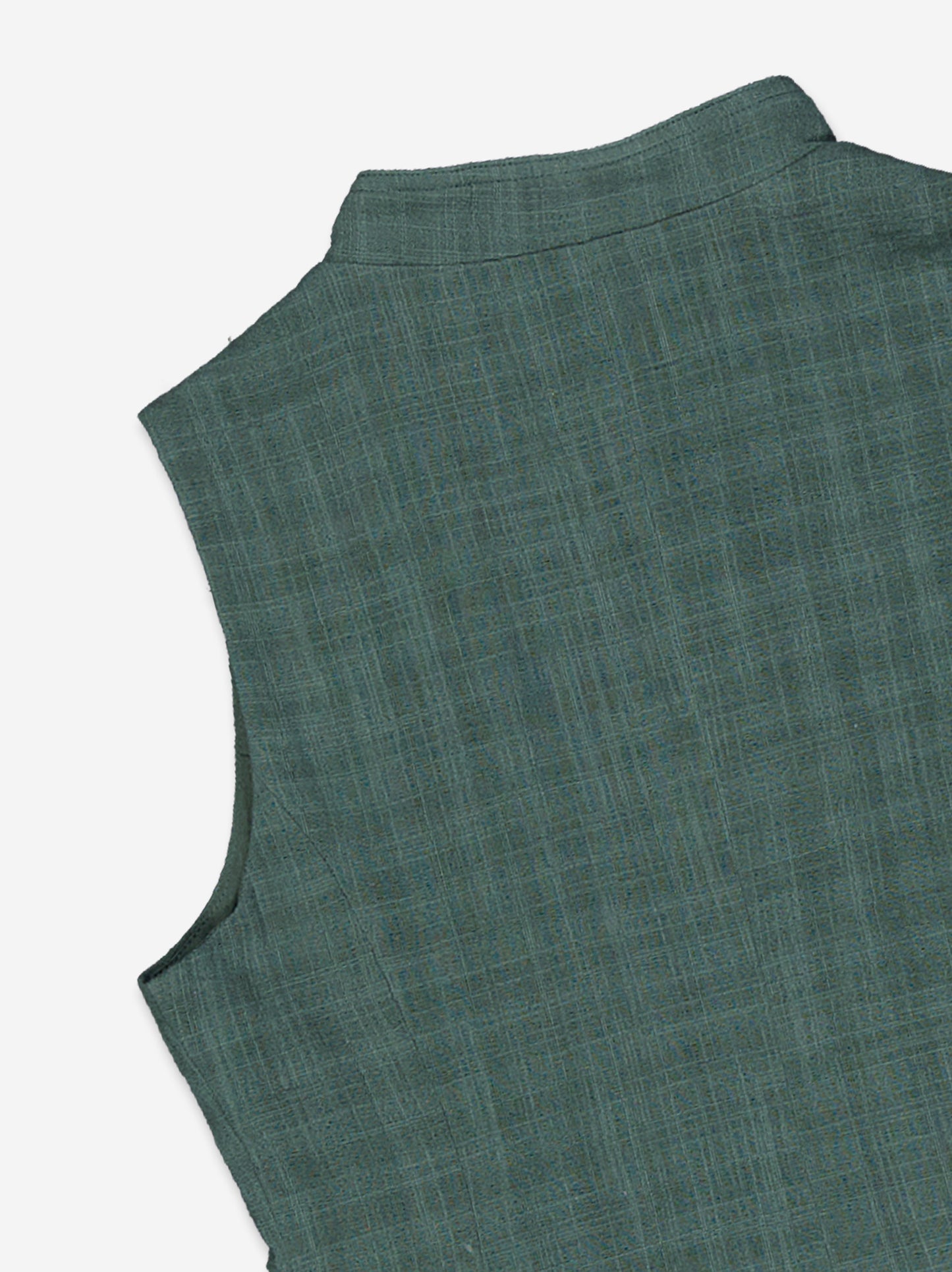 Top verde sin mangas con cierre cruzado - Formette