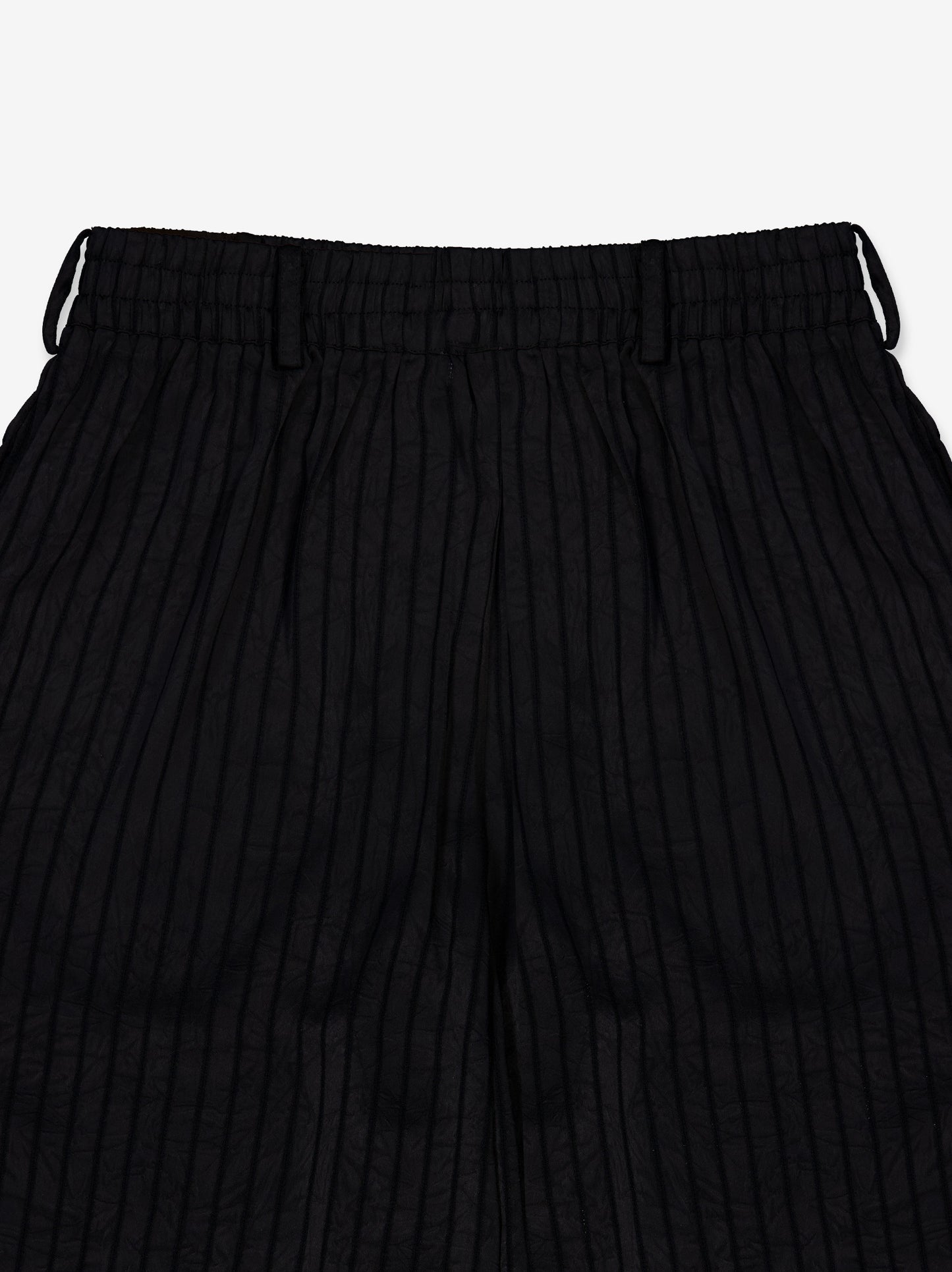 Pantalón cropped negro con encaje - Petti Maxi
