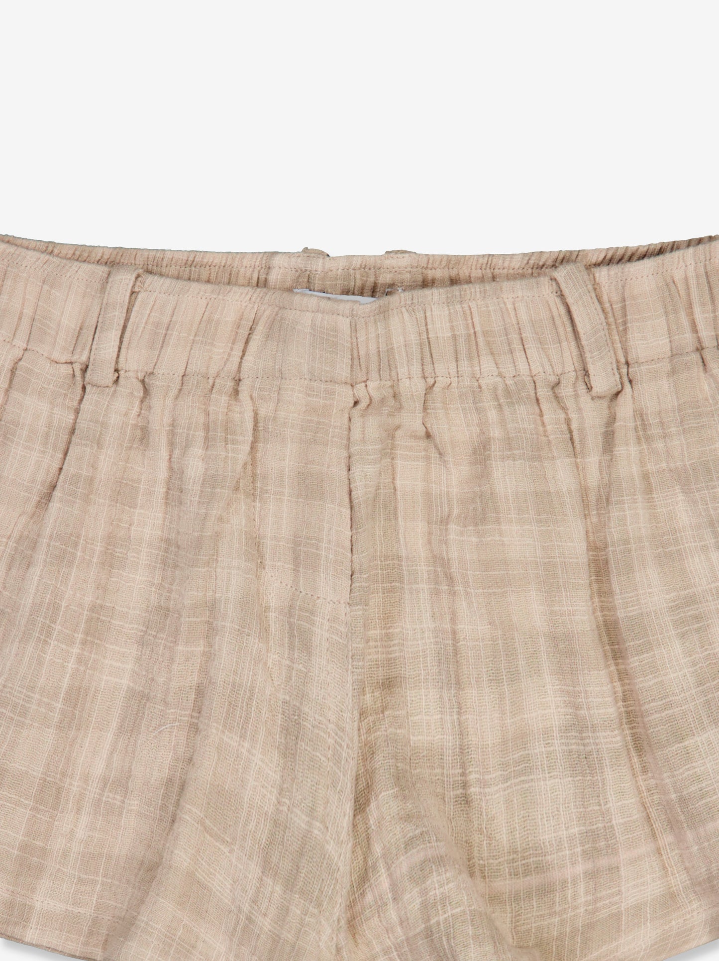 Short beige fluido con cintura elástica - Koa