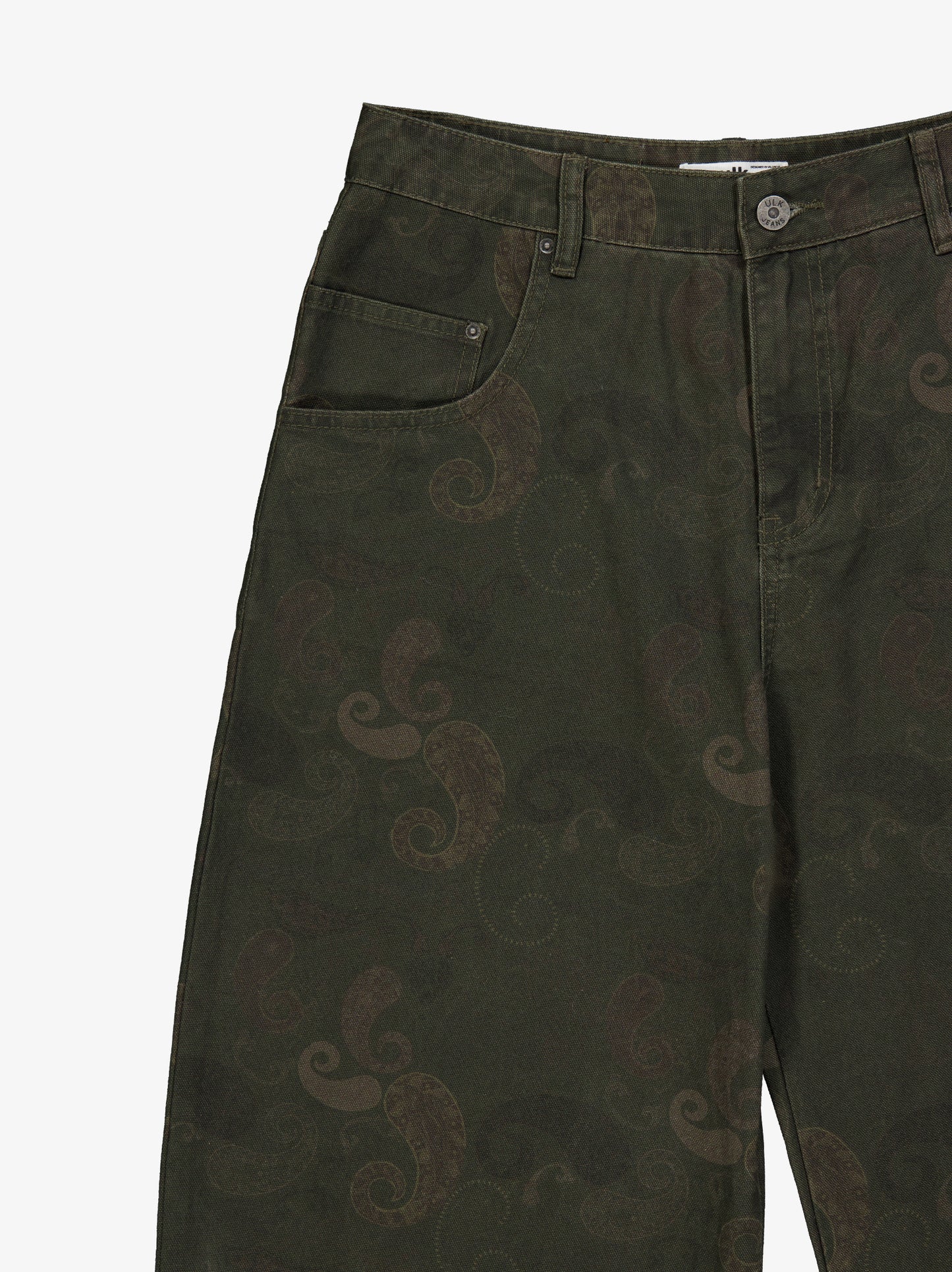 Jeans ballon estampado cachemira - SOS