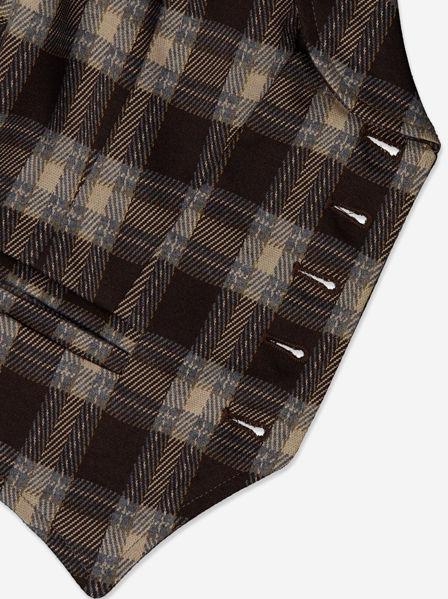 Plaid Tailored Vest - Vitotop