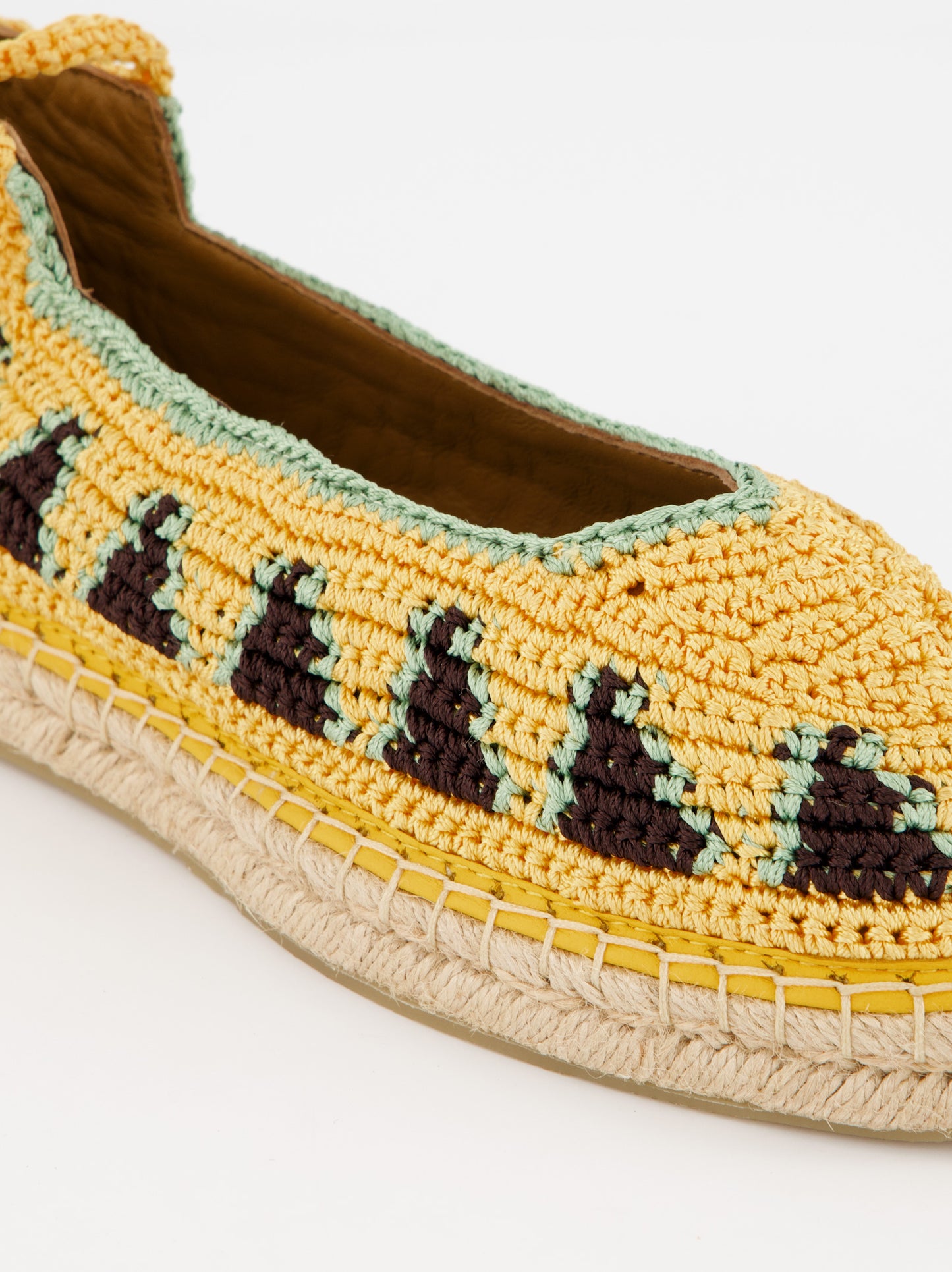 Crochet ankle-tied ballerinas - Ank