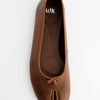 Brown leather tabi ballerinas - ULK Karva