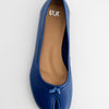 Blue leather tabi ballet flats - Karva
