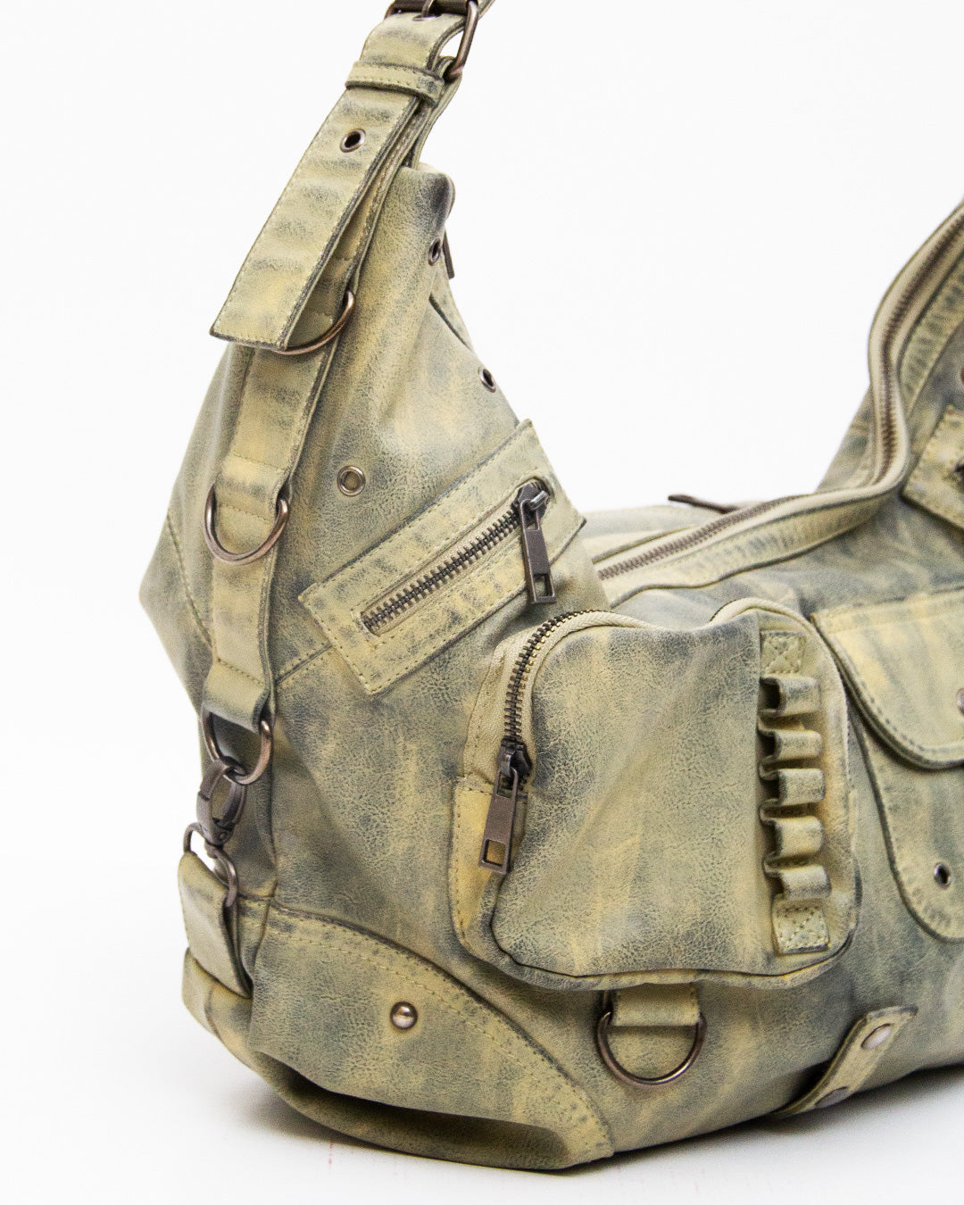 Bolso efecto desgastado con bolsillos - Oxid