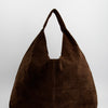 Bolso hobo de piel marrón - Fede Maxi