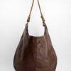 Bolso marrón hobo efecto piel - ULK Oluv