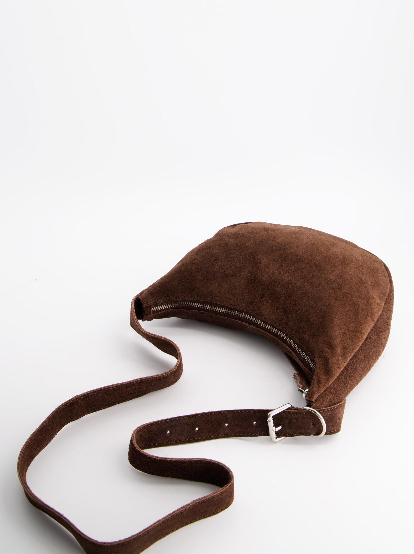Suede crescent bag - Marseille