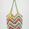 Bolso shopper de crochet multicolor - Aspen