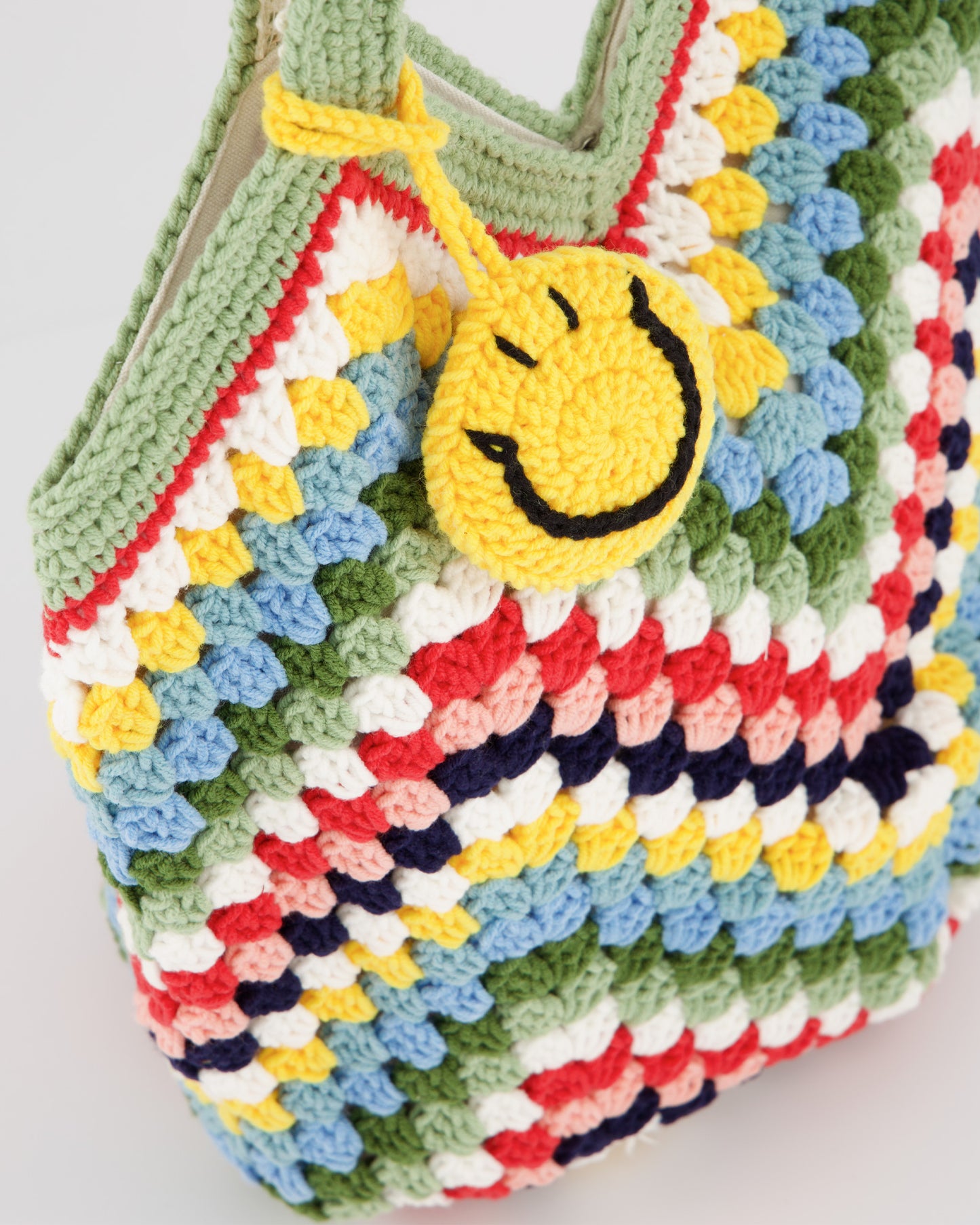 Bolso shopper de crochet multicolor - Aspen