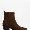 Suede ankle boots with heel - Ulk Ainara