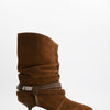 Botines de ante con tacón kitten - ULK Irving